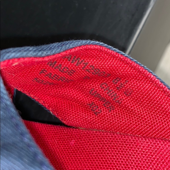 Ralph Lauren Polo Slides Blue/Red 8.5 - Picture 4 of 4